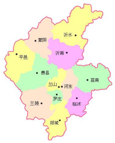 东莞到临沂市物流地图